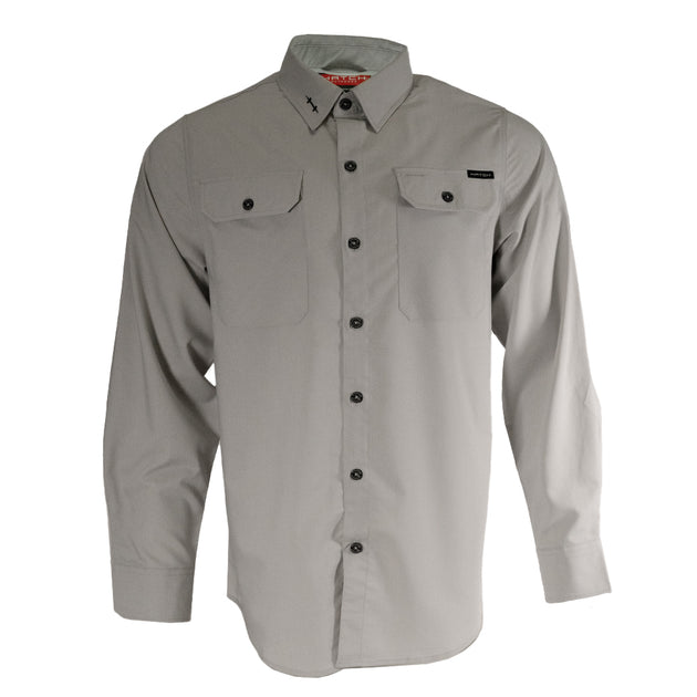 Hatch Outdoors | Horizon Active Outdoor Shirt, Overcast Grey