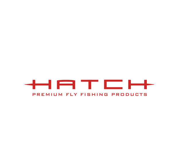 <img src="HatchBoatSticker12_Red.jpg" alt="red 12 inch sticker reading Hatch Premium Fly Fishing Products">