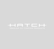 <img src="HatchBoatSticker12_White.jpg" alt="white 12 inch sticker reading Hatch Premium Fly Fishing Products on a grey background">