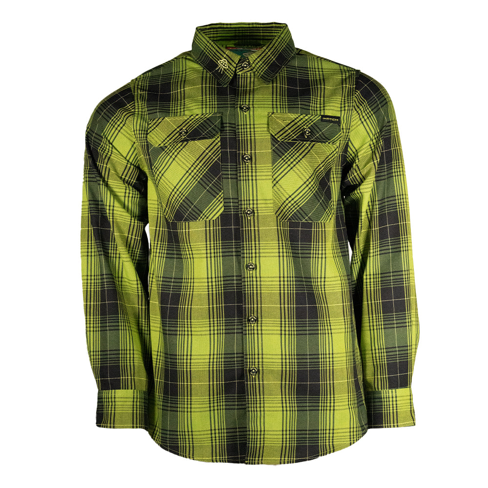 トップス GREEN CLOTHING WOOL FLANNEL SHIRTS HatchOutdoors_2024Flannel_TheX