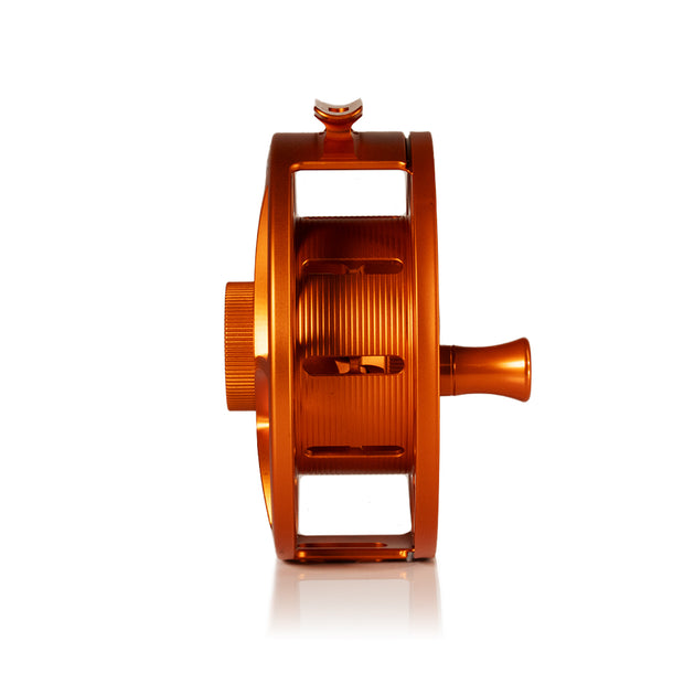 2025 Custom Campfire Orange Reel, 11 Plus