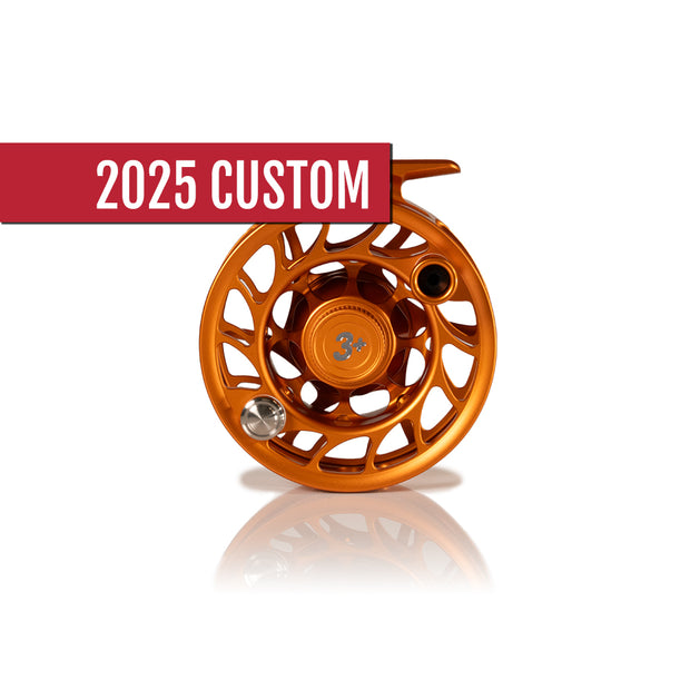 2025 Custom Campfire Orange Reel, 3 Plus