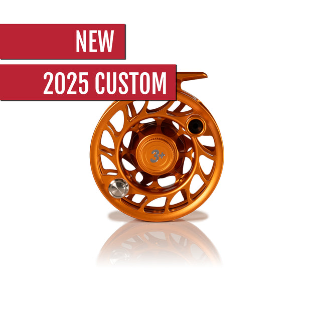 2025 Custom Campfire Orange Reel, 3 Plus