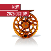 2025 Custom Campfire Orange Reel, 5 Plus