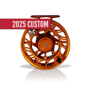 2025 Custom Campfire Orange Reel, 7 Plus