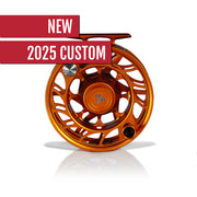 2025 Custom Campfire Orange Reel, 7 Plus