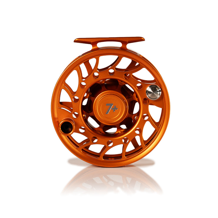 2025 Custom Campfire Orange Reel, 7 Plus