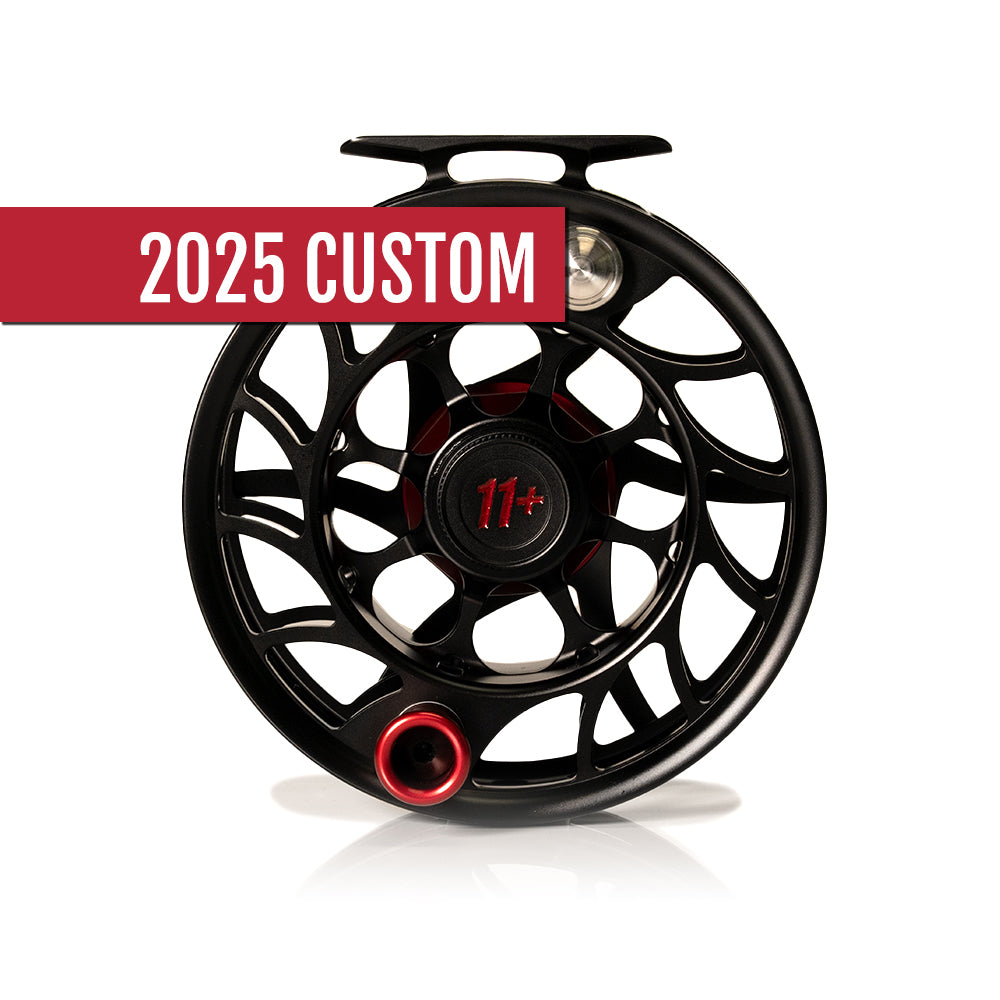 hatch アイコニック 11+ LA グレイ/ブラック HATCH Iconic Fly Reel 11