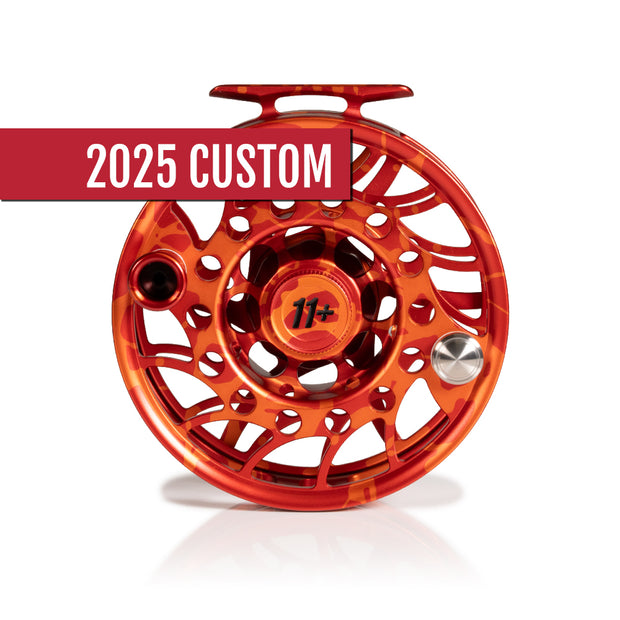 2025 Custom Magma Red-Orange Reel, 11 Plus
