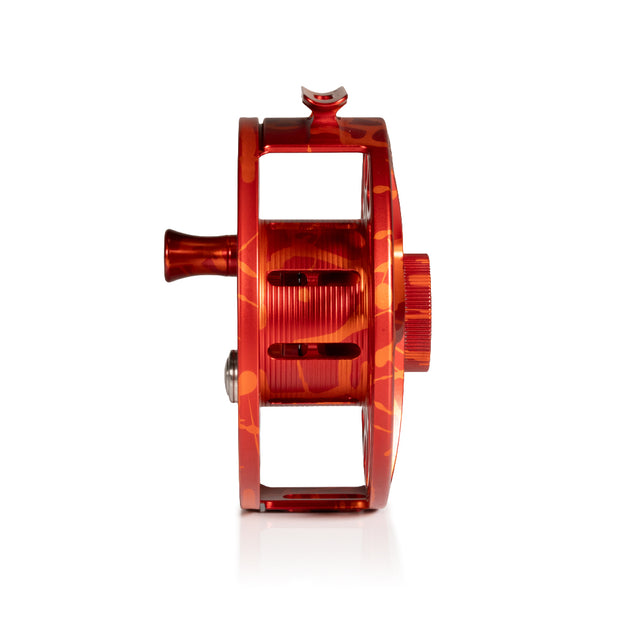 2025 Custom Magma Red-Orange Reel, 11 Plus
