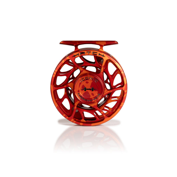 2025 Custom Magma Red-Orange Reel, 3 Plus