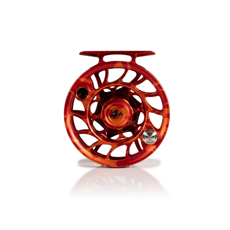 2025 Custom Magma Red-Orange Reel, 4 Plus
