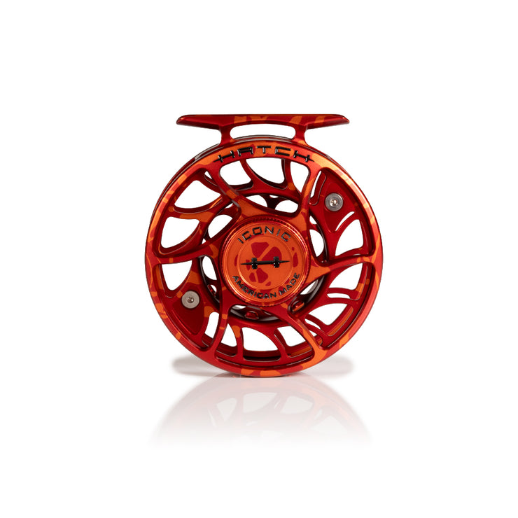 2025 Custom Magma Red-Orange Reel, 4 Plus