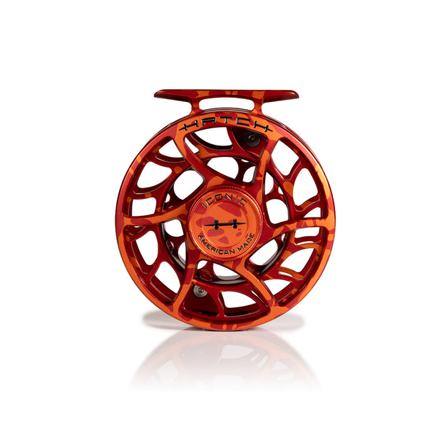 2025 Custom Magma Red-Orange Reel, 5 Plus