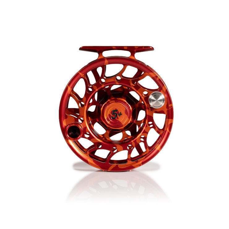 2025 Custom Magma Red-Orange Reel, 5 Plus
