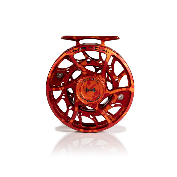 2025 Custom Magma Red-Orange Reel, 5 Plus