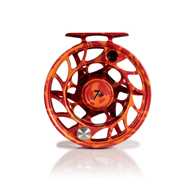 2025 Custom Magma Red-Orange Reel, 7 Plus