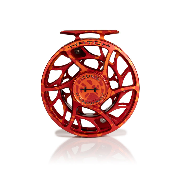2025 Custom Magma Red-Orange Reel, 7 Plus