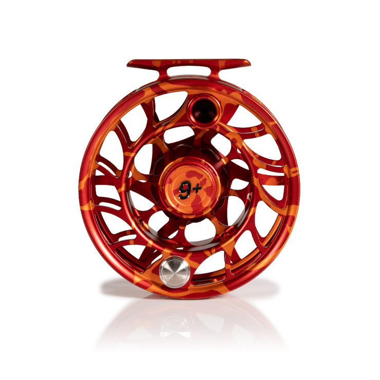 2025 Custom Magma Red-Orange Reel, 9 Plus