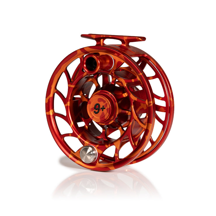 2025 Custom Magma Red-Orange Reel, 9 Plus