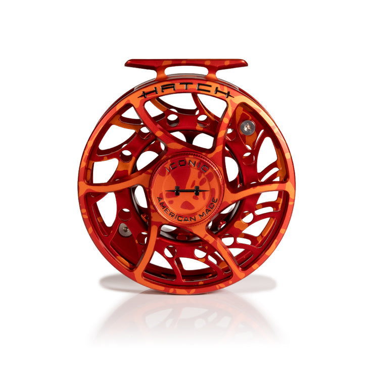 2025 Custom Magma Red-Orange Reel, 9 Plus