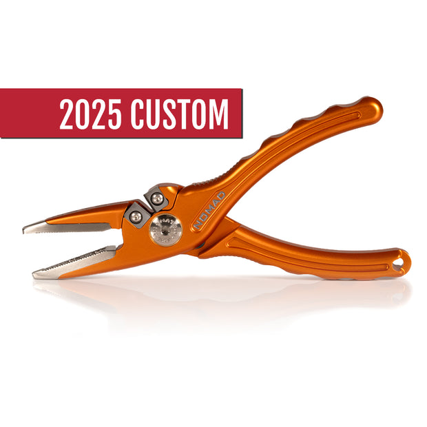 2025 Custom Campfire Orange Nomad 2 Plier