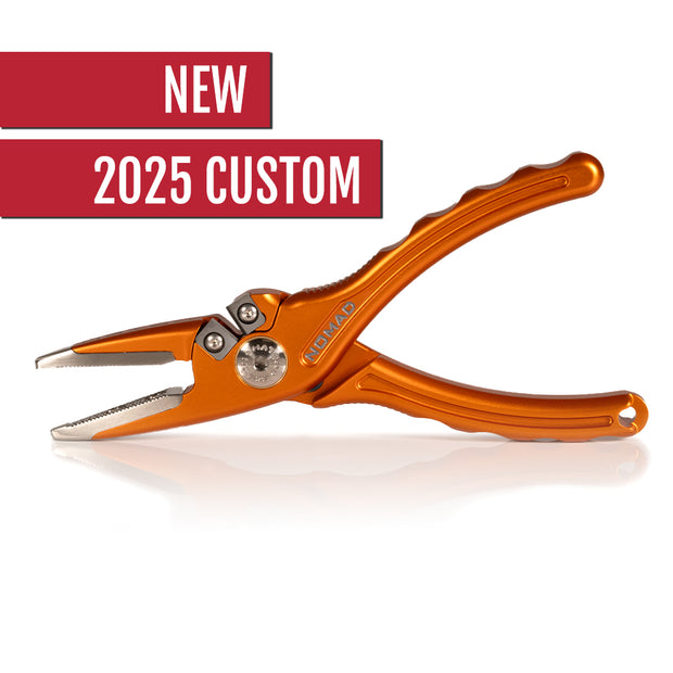 2025 Custom Campfire Orange Nomad 2 Plier