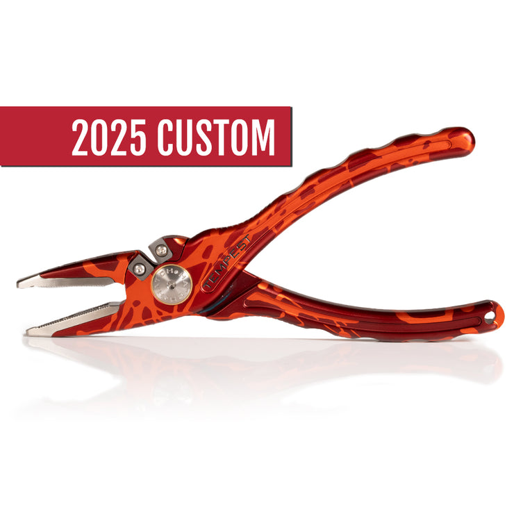 2025 Custom Magma Red-Orange Tempest 2 Plier