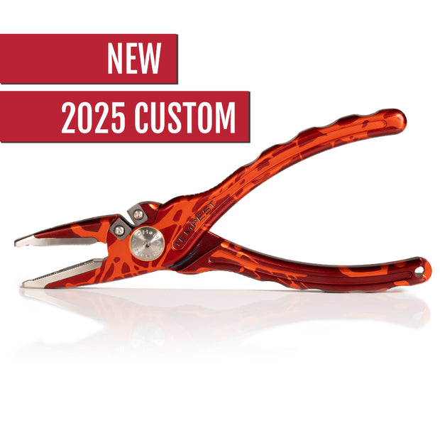 2025 Custom Magma Red-Orange Tempest 2 Plier