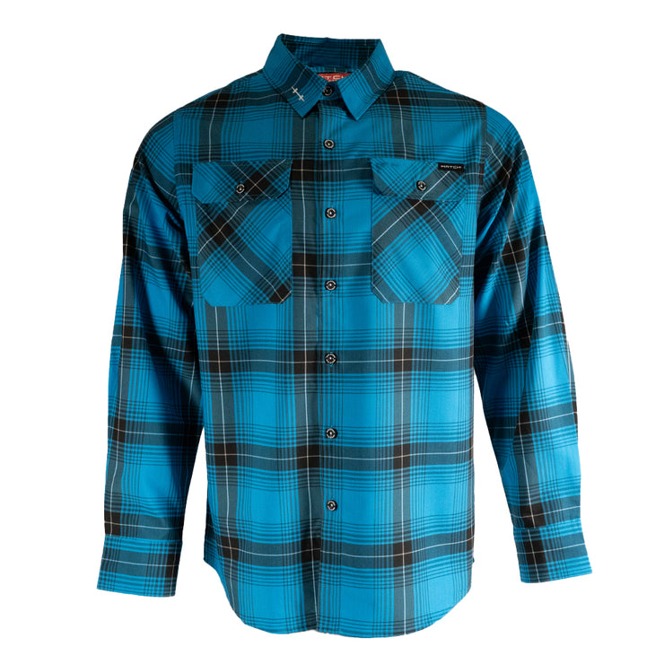Hatch Outdoors | Horizon Active Outdoor Shirt, Blue Plaid Hatch Outdoors, INC Hatch Outdoors | Horizon Active Outdoor Shirt, Blue Plaid Hatch Outdoors, INC