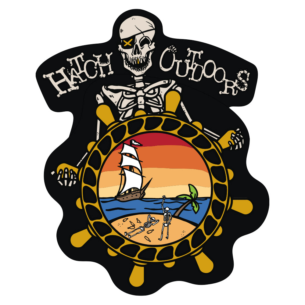 Hatch Outdoors | Jolly Roger Navigator Sticker – Hatch Outdoors, INC