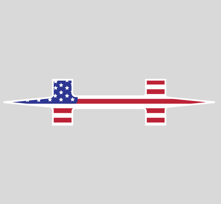 H Flag Sticker