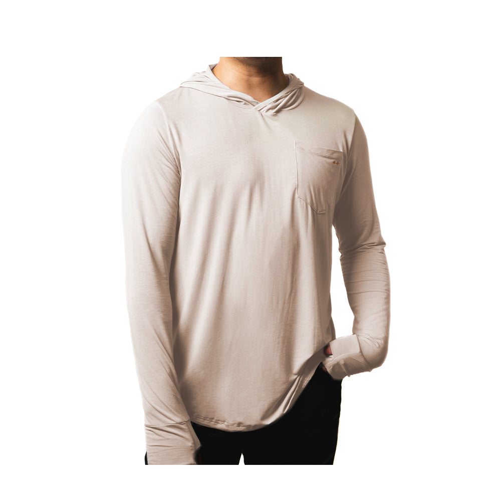 Hatch Outdoors | Bamboo Sun Hoodie, Sand – Hatch Outdoors, INC