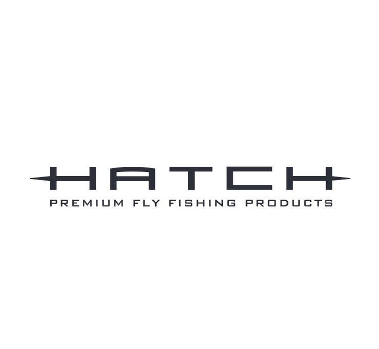 <img src="HatchBoatSticker20_Black.jpg" alt="black 20 inch sticker reading Hatch Premium Fly Fishing Products">