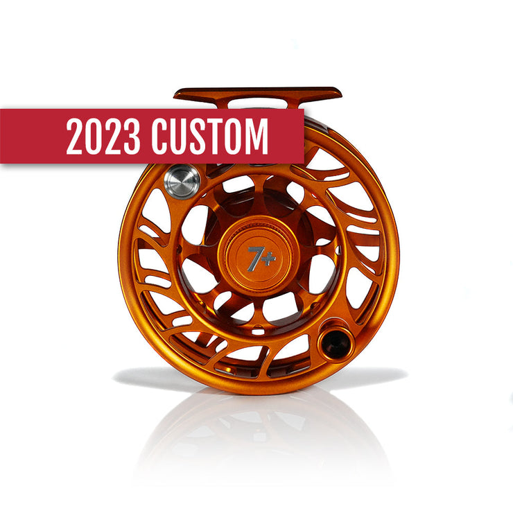 2023 Custom Campfire Orange Reel, 7 Plus