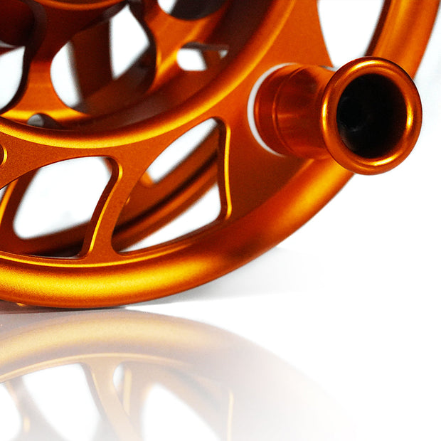 2025 Custom Campfire Orange Reel, 5 Plus