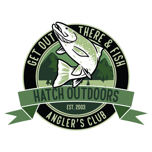 Get Outdoors Sticker, Trout