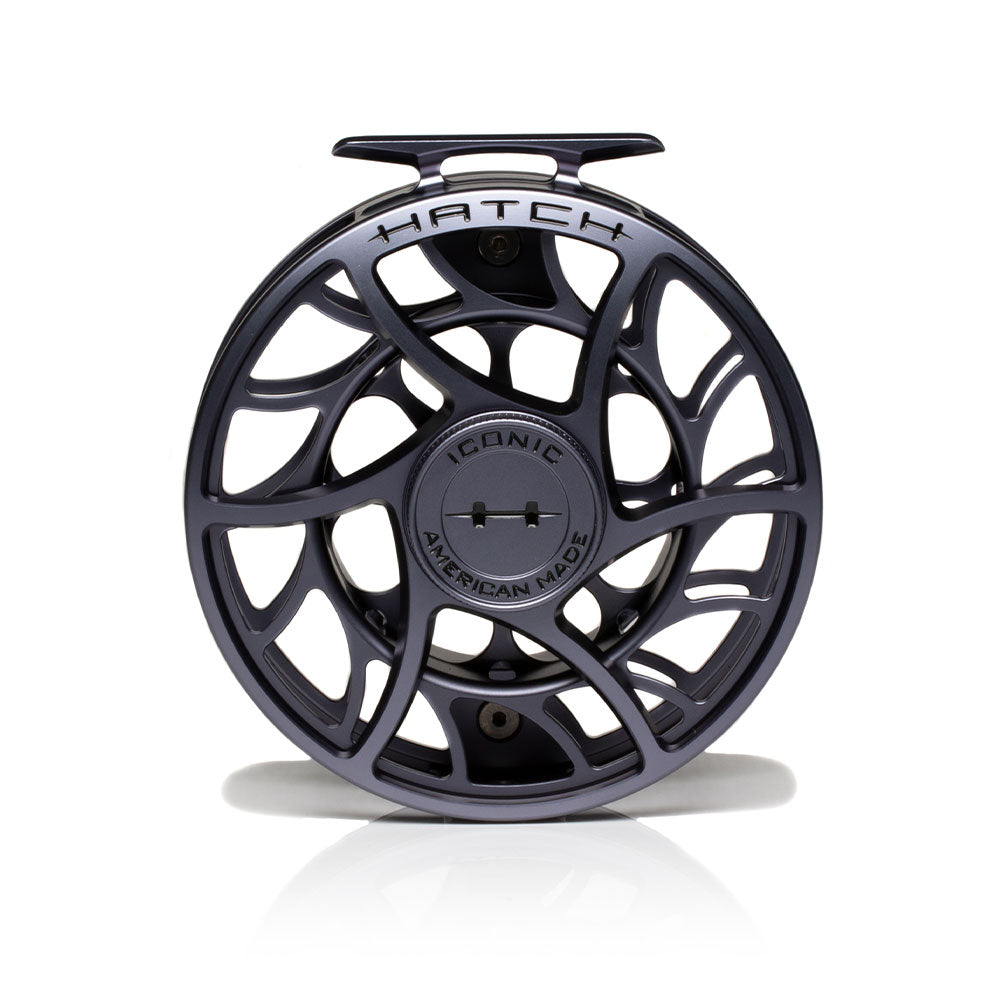 hatch アイコニック　11+ LA グレイ/ブラック Hatch Outdoors | Iconic Fly Reel, 11 Plus – Hatch Outdoors, INC